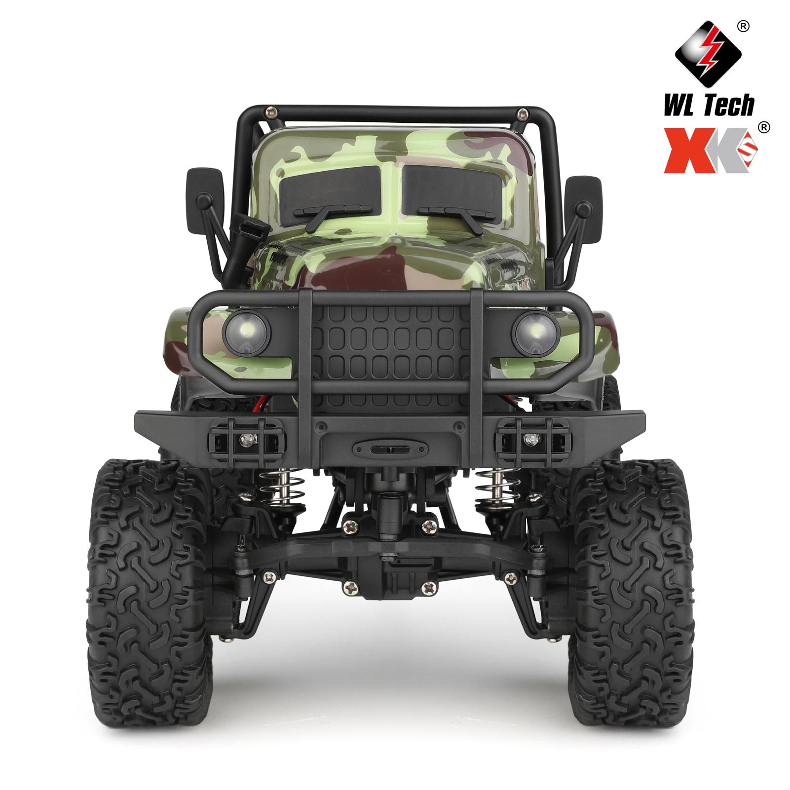 Wltoys 184021 Машинка на радиоуправлении 1/18 2.4GHz 4WD Военный грузовик — фото 3
