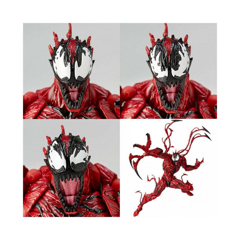 Carnage Czerwony Venom Spider-Man Yamaguchi Figurka Model Akcji Marvel Lalka dla Dzieci