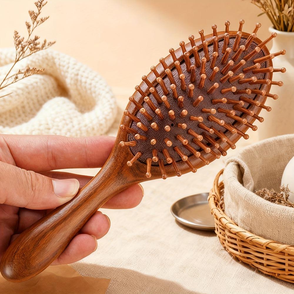 Airbag Massage Comb Meridian Comb Hair Care Sandalwood Comb Portable Anti Static Relieve Scalp Hair Styling Accessories