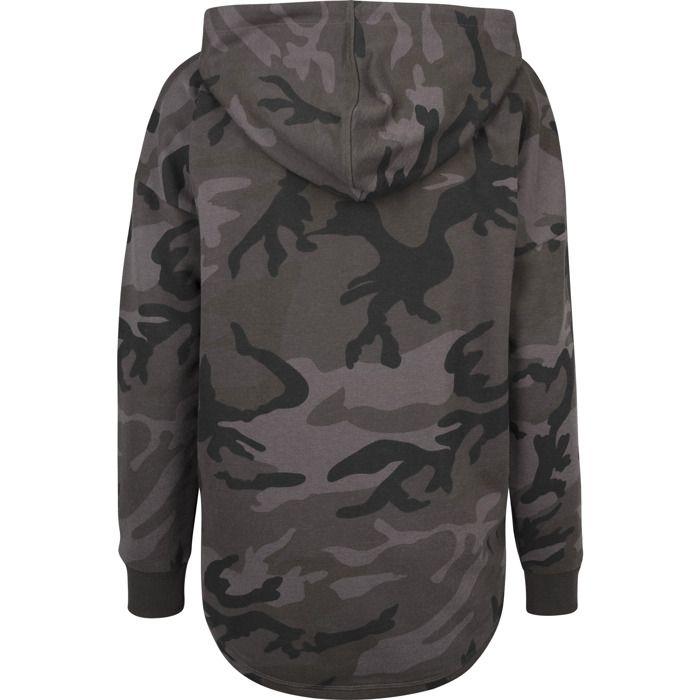 Sweatshirt à capuche - Urban Classics - Camo - Rose - Manches longues - Ajustable