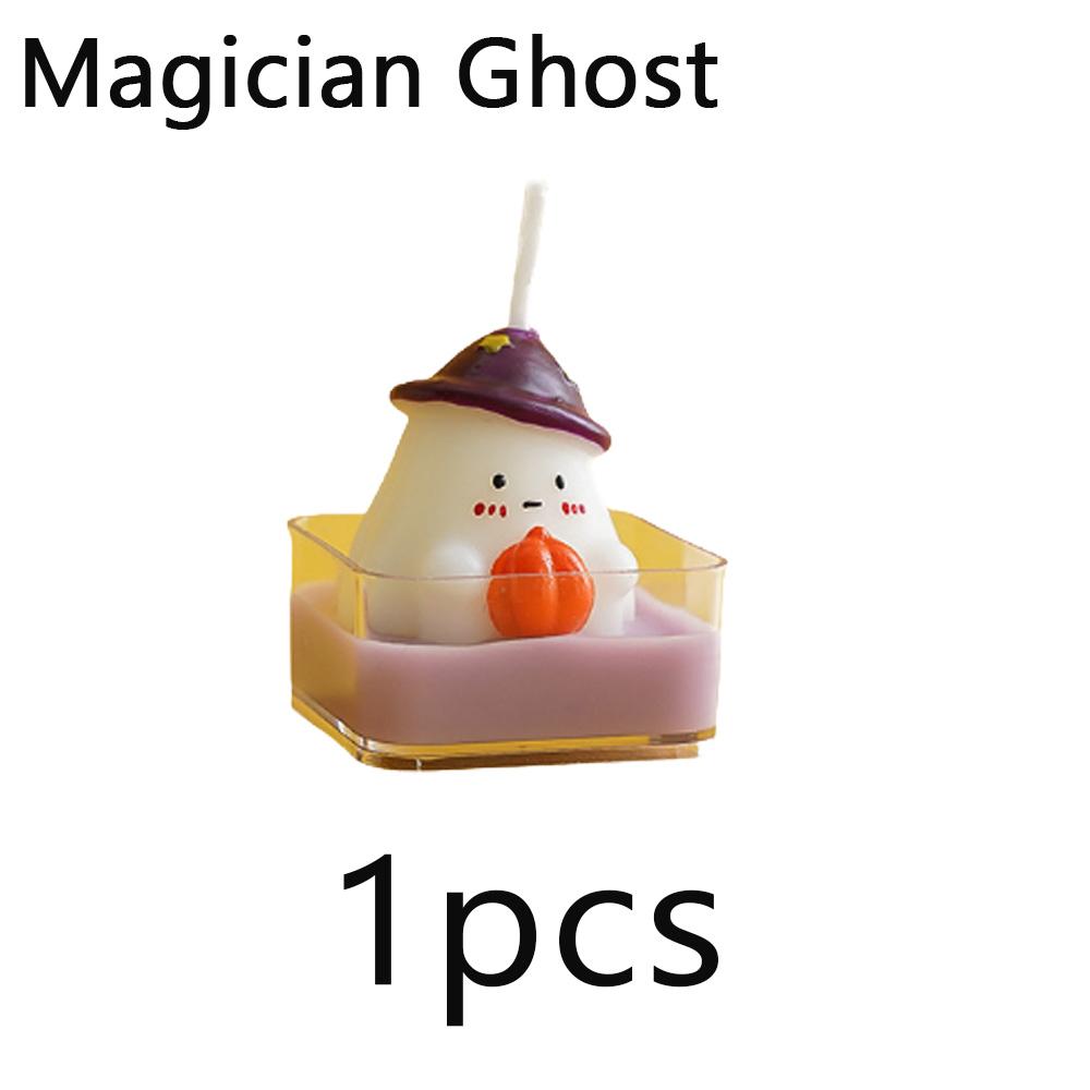 1pcs Halloween Aromatherapy Candles High-End Fragrance Gifts Home Aromatherapy Decoration Pumpkin Ghost Shape Candle Ornament