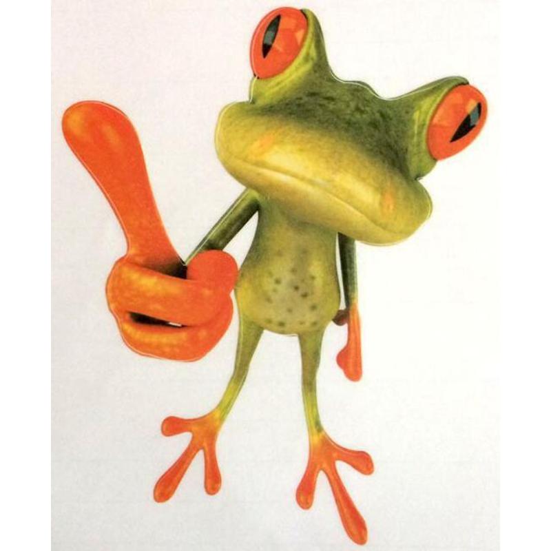 Universal Motorcycle Sticker Scratch Sticker Fuel Tank Sticker Motorbike Waterproof Frog Decoration Sticker Decal Accessories