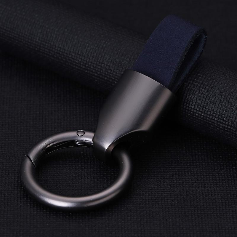 Высококачественный минималистичный замшевый брелок-подвеска для автомобиля для мужчин и женщин