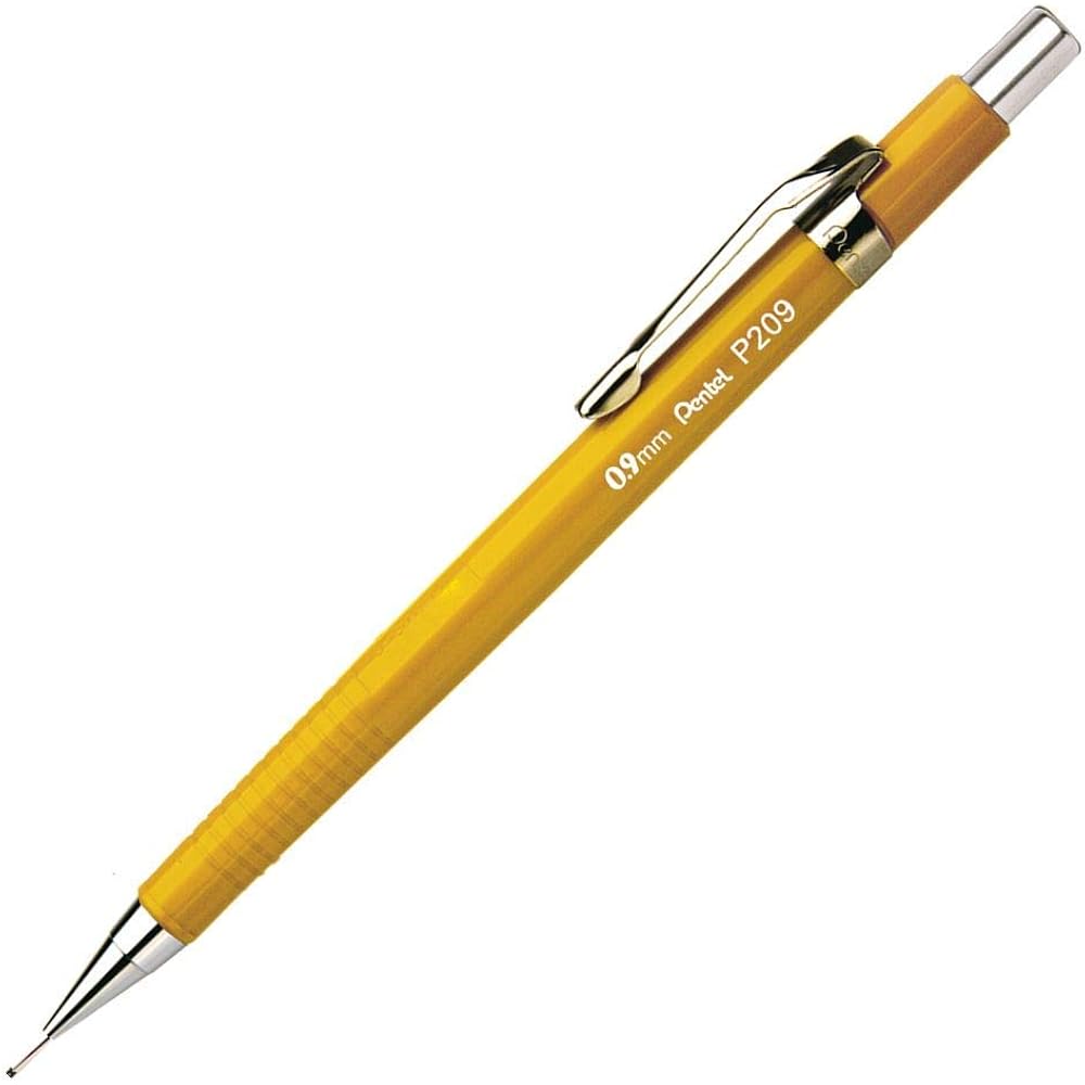 Kitera P209 Sharp Overseas Yellow Pentel P209-GKS
