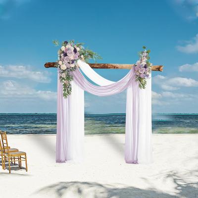 Artificial Wedding Arch Flowers Kit Flower Swag Floral Backdrop Rose