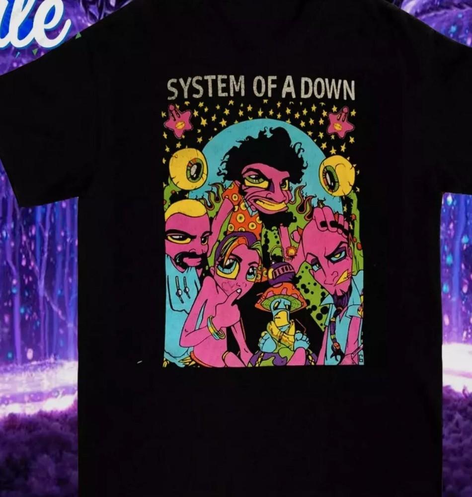 

Винтажная футболка System of a Down Размер S M L 2345XL Хлопок 3XL
