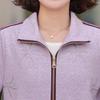 Spring Casual Jacket & Pants Set - Stylish Plus-Size Sportswear for Middle-Aged & Elderly Women