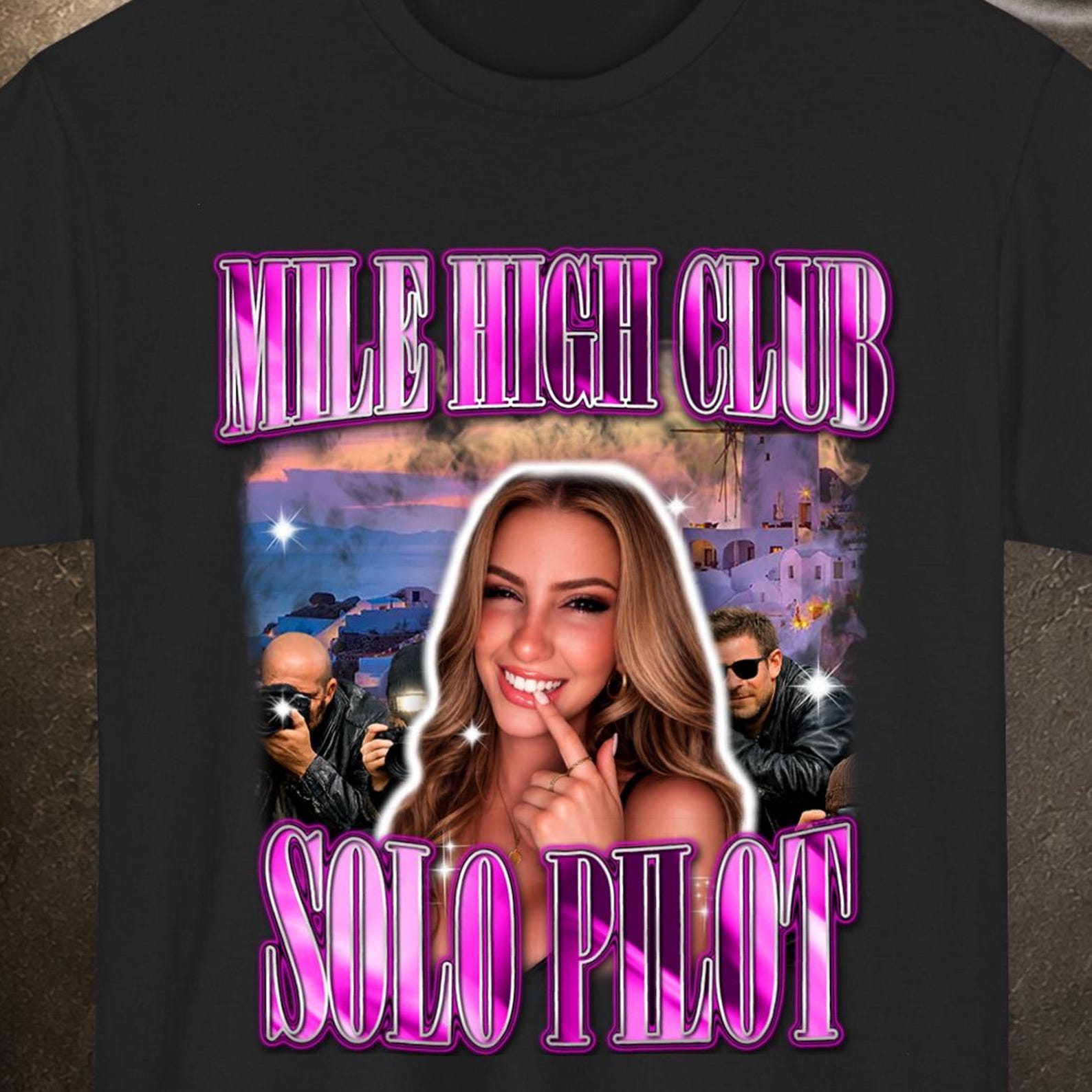 Mile High Club Solo Pilot Shirt, Offensive Shirt, Airport Shirt, Sarcastic Shirt Funny 3XL