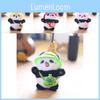 Adorable Plush Panda Keychain Cute Stuffed Animal Pendant For Bags And Keyrings