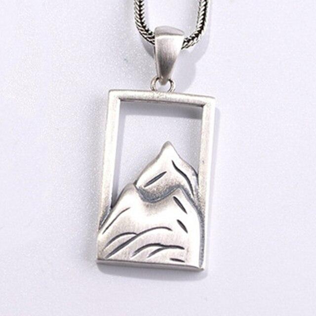 Vintage S925 Sterlingové Stříbro Matné Thajské Stříbro Přívěsek Pár Peníze Šperky Navzájem Náhrdelník Přívěsek Zásnubní Šperky Nové