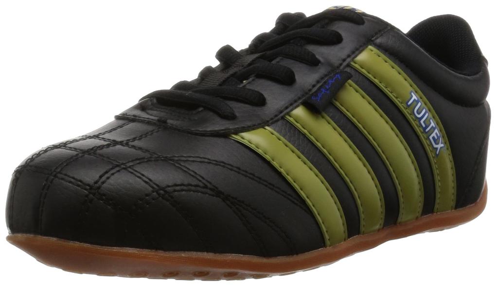 AITOZ TULTEX Safety Work Size Steel Toe 51603_010 Shoes, 24cm, Cap, Sporty, 3E, Black/Khaki