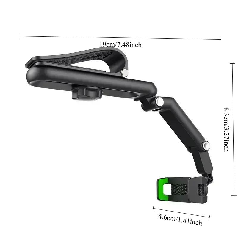 720° drehbarer Sonnenblenden-Autohalter - Universelle Auto-Halterung für iPhone, Samsung & weitere Geräte