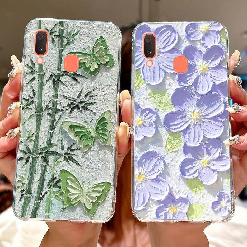 For Samsung Galaxy A20e Case SM-A202F Popular Fashion Painted Cover Soft Silicone Phone Case For Samsung A20e A202F Fundas Coque