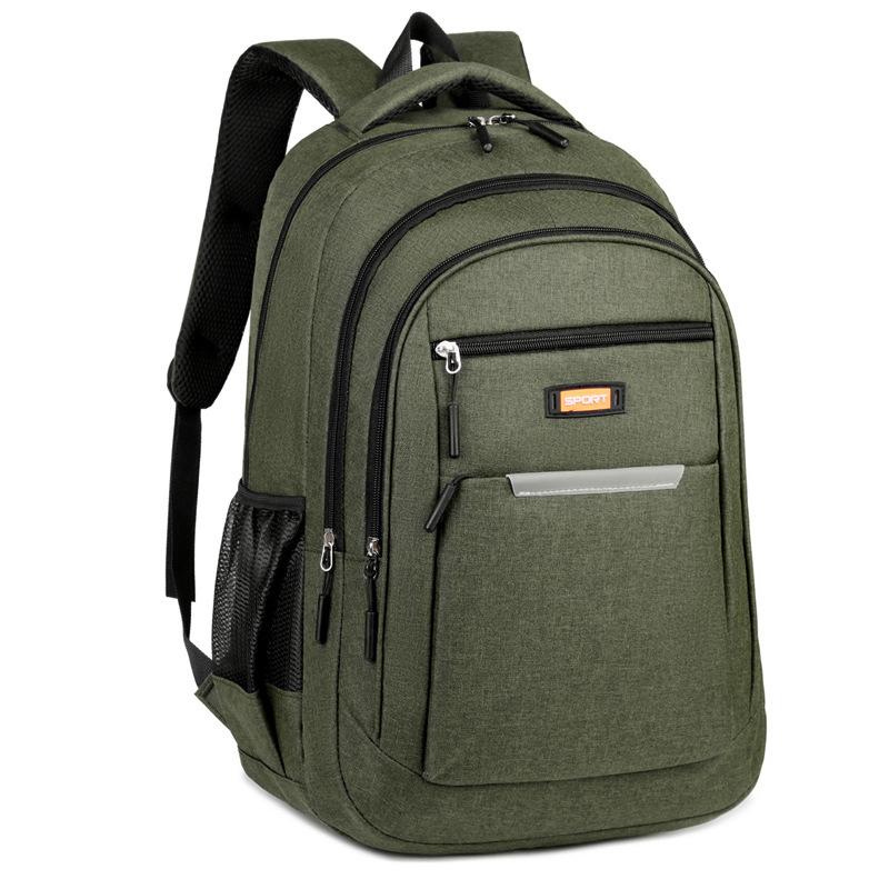 

Backpack Breathable Laptop Compartment Bag For Travel School Durable Unisex сірий колір