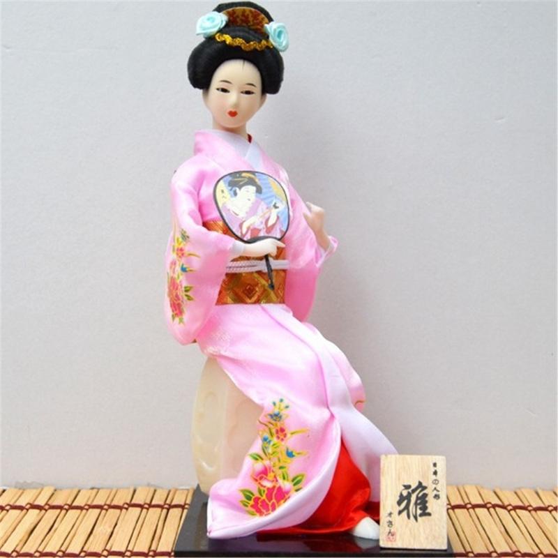 12Inch Handmade Kimono Dolls Ornamentation Ideal For Japanese Cuisines Restaurants And Home Room Authentics Decors