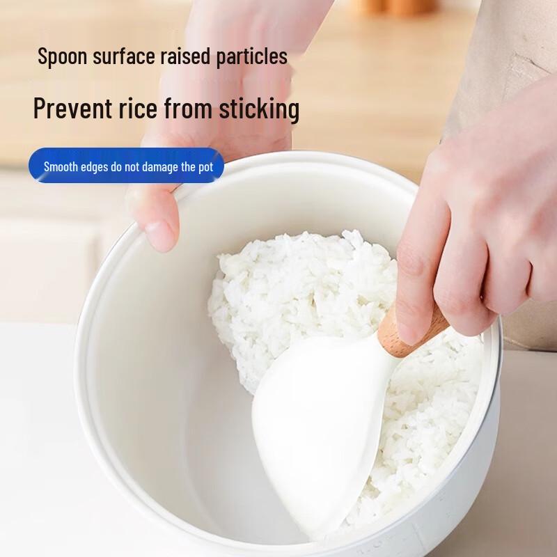 GRAREY Wooden Handle Silicone Cooking Utensil Set