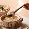 Natural Japanese Ramen Wooden Spoon New Long Handle Soup Spoon Coffee Milk Teaspoon Scoops Kitchen Tableware Home Cooking Tools