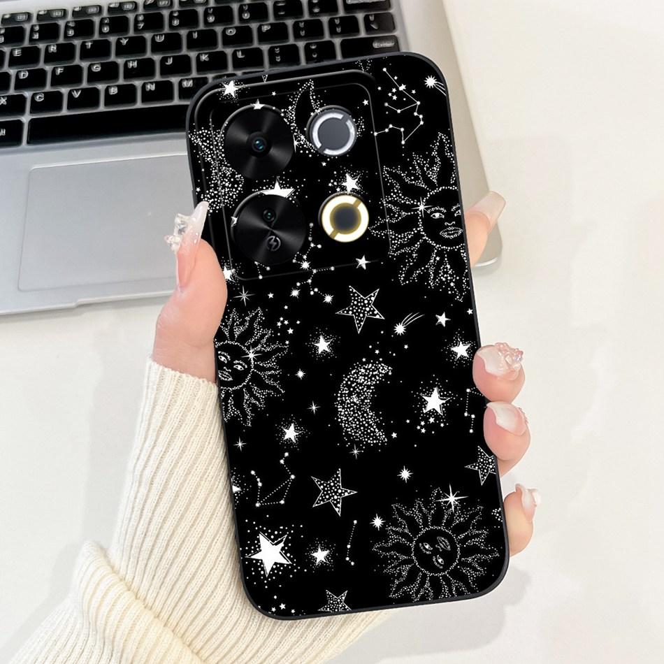 For ITEL P65 New Fashion Dusk Beach Painting Case For Itel P671L ItelP65 4G Soft Silicone Shockproof Phone Cases
