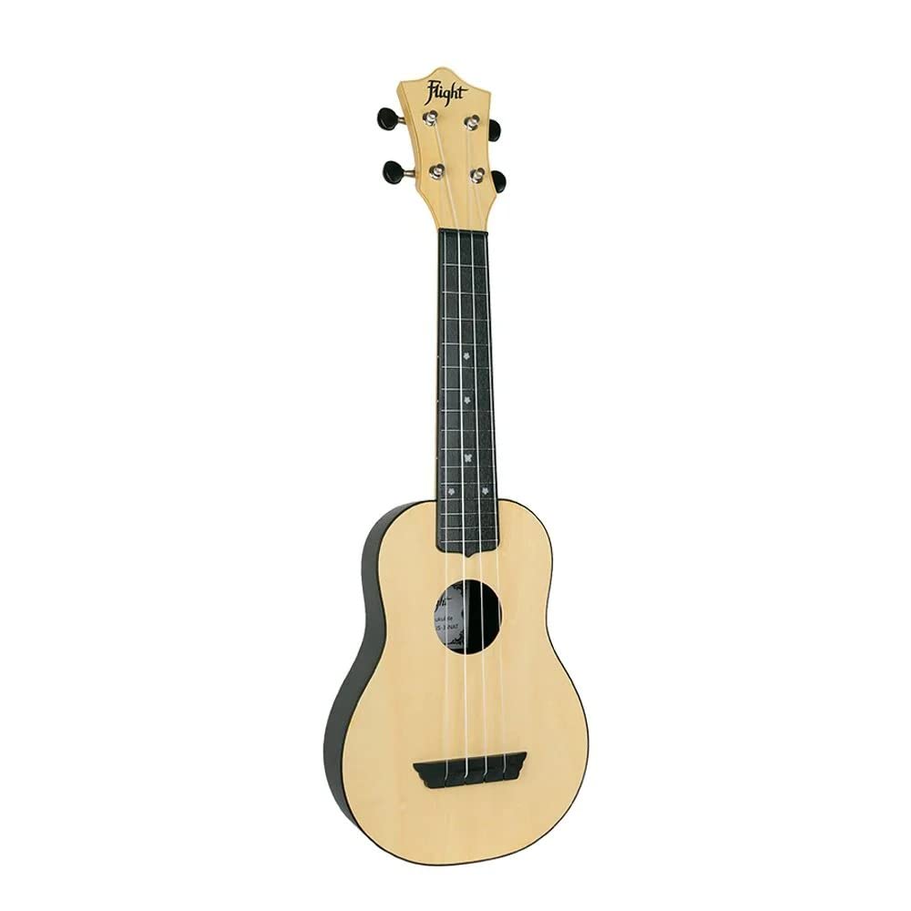 

Flight Travel Wood and ABS Resin Hybrid Soprano Ukulele, Ukulele, Size, Natural, TUS-35NA