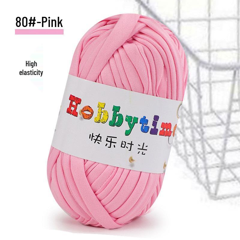Cloth Strip Yarn DIY Crochet Kit: Handmade Bag, Knitting Material for Cushions, Carpets, and Dolls