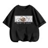 Barneklær Anime One Pieces Luffy Gear 5 Cosplay T-skjorte Gutter Luffy T-skjorte Gutt Tegneserie T-skjorter Barn Sommer Kortermet Topper