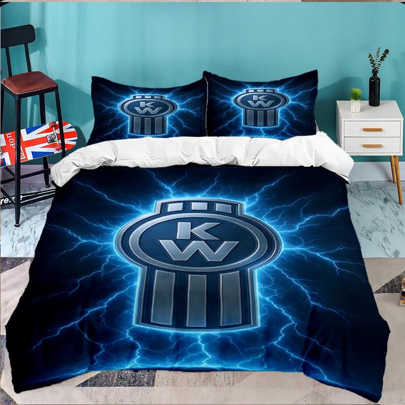 3PCS Ken Truck Bedding Set,Including 1pc Duvet Cover And 2pcs Pillowcases Perfect for Bedroom, Dormitory, Large Size Fan Christmas Gift