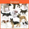 Pvc Dog Model Collection With Realistic Animal Figures For Home Decor And Collectors