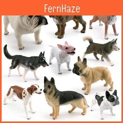 Pvc Dog Model Collection With Realistic Animal Figures For Home Decor And Collectors