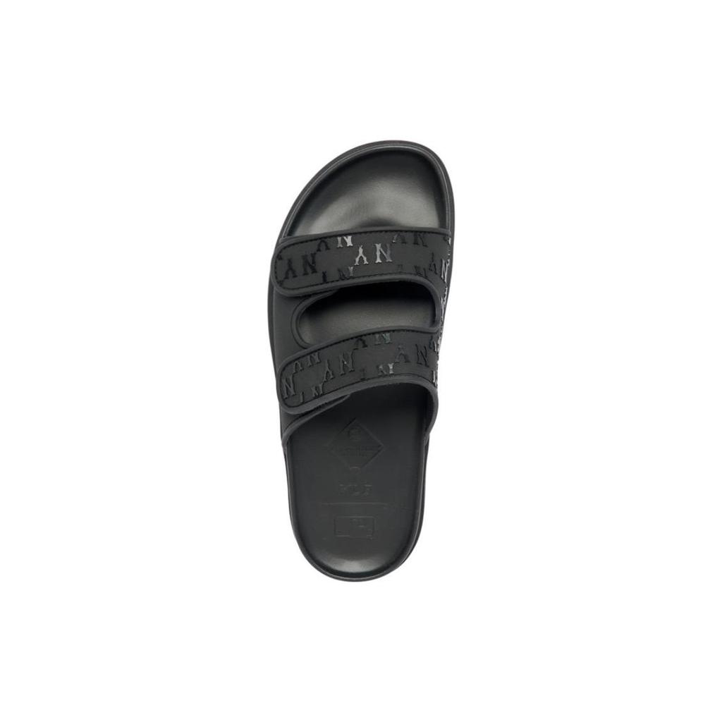 MLB Slipper Chunky Bouncer Slip Resistant Abrasion Resistant Slide Slippers Unisex Black 3ALPCBT33-50BKS