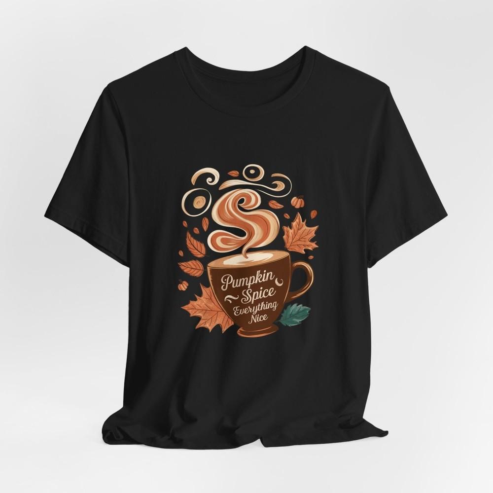 

#22 Wonderland Pumpkin Spice T-Shirt – Thanksgiving Design Unisex T-Shirt XXL