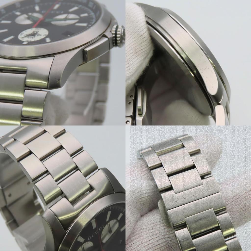 Used GUCCI Watches G Timeless Chronograph 126.2 Stainless Steel Silver Bee