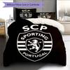 sporting fc Pattern Bedding Home Decoration Birthday Gift (1 * duvet cover + 2 * pillowcase, without core)
