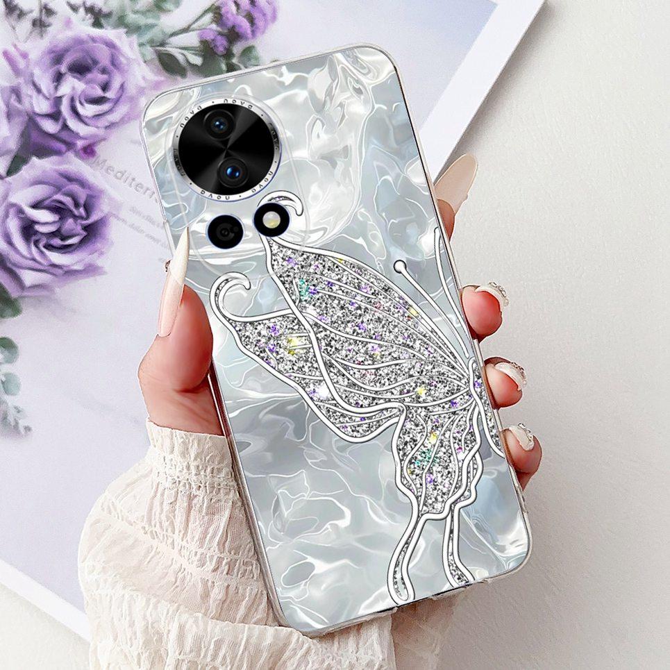 Casing For Huawei Nova 13 12 Phone Case Nova 12i 13i Coque Flower Butterfly Dragon Animals Clear Soft Back Cover Nova13i Shell