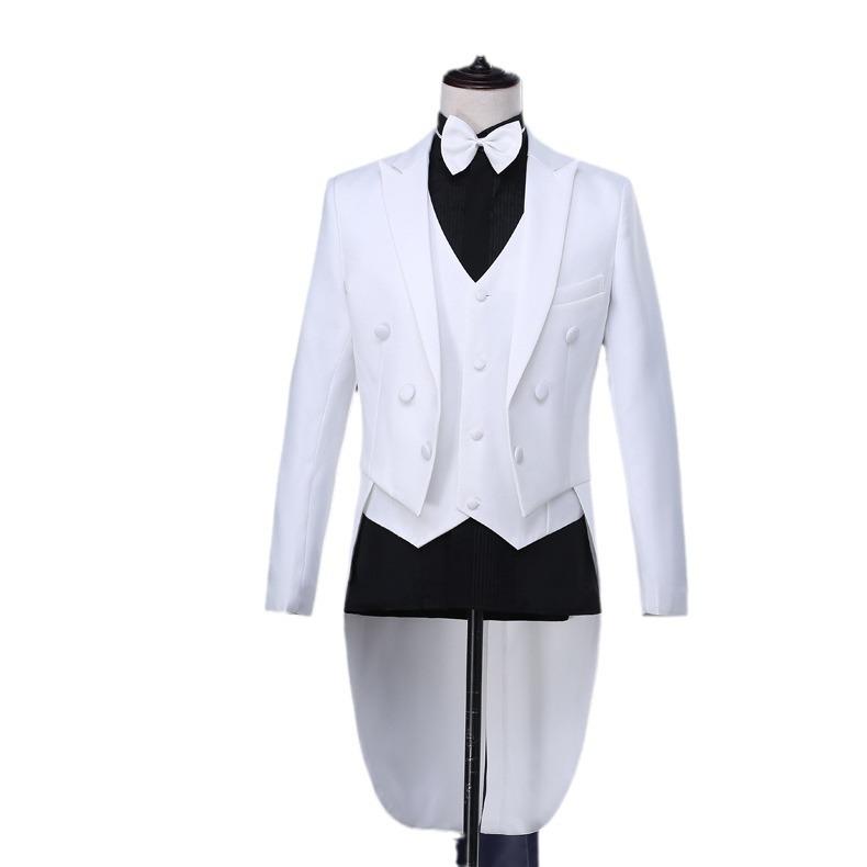 Koreanischer Stil Herren Schwalbenschwanz Smoking für Bühnenauftritte und formelle Veranstaltungen