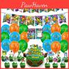 My Singing Monsters Birthday Party Decorations Set Colorful Balloons Paper Banners And Cake Toppers