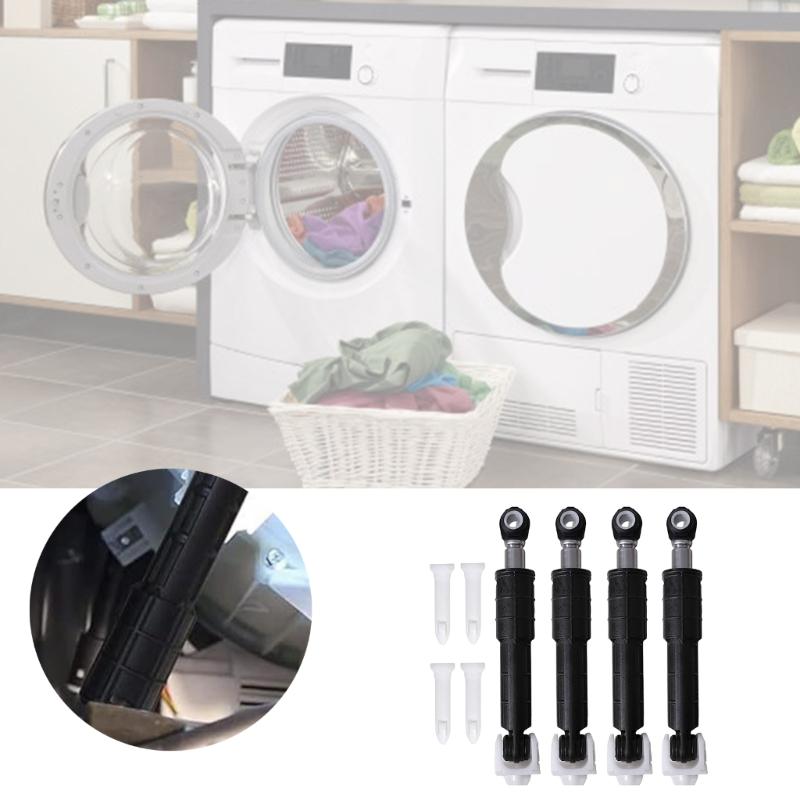 4Pieces Sturdy and Adjustable Washing Machine Shock Absorbers Quick Setuping ABS Texture Suitable for Various Models