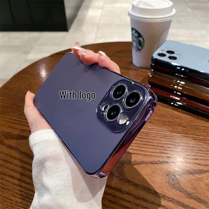 iPhone 16 PRO Case, Electroplated Edge, Original Color, AG Frosted Finish, Drop-Proof, Compatible with Apple 15/14 iPhone 13