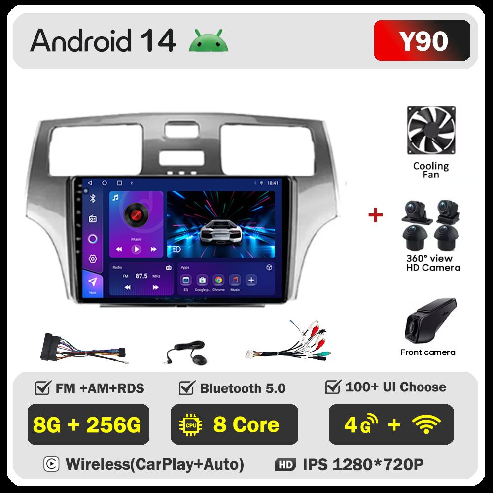 For Lexus ES300 ES 300 ES330 XV30 ES 330 2001-2006 Carplay Auto Screen Wireless Android Auto Car Intelligent Systems AutoMotive