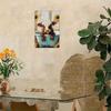 Vintage Highland Cow Metal Poster Wall Art Kitchen Decor