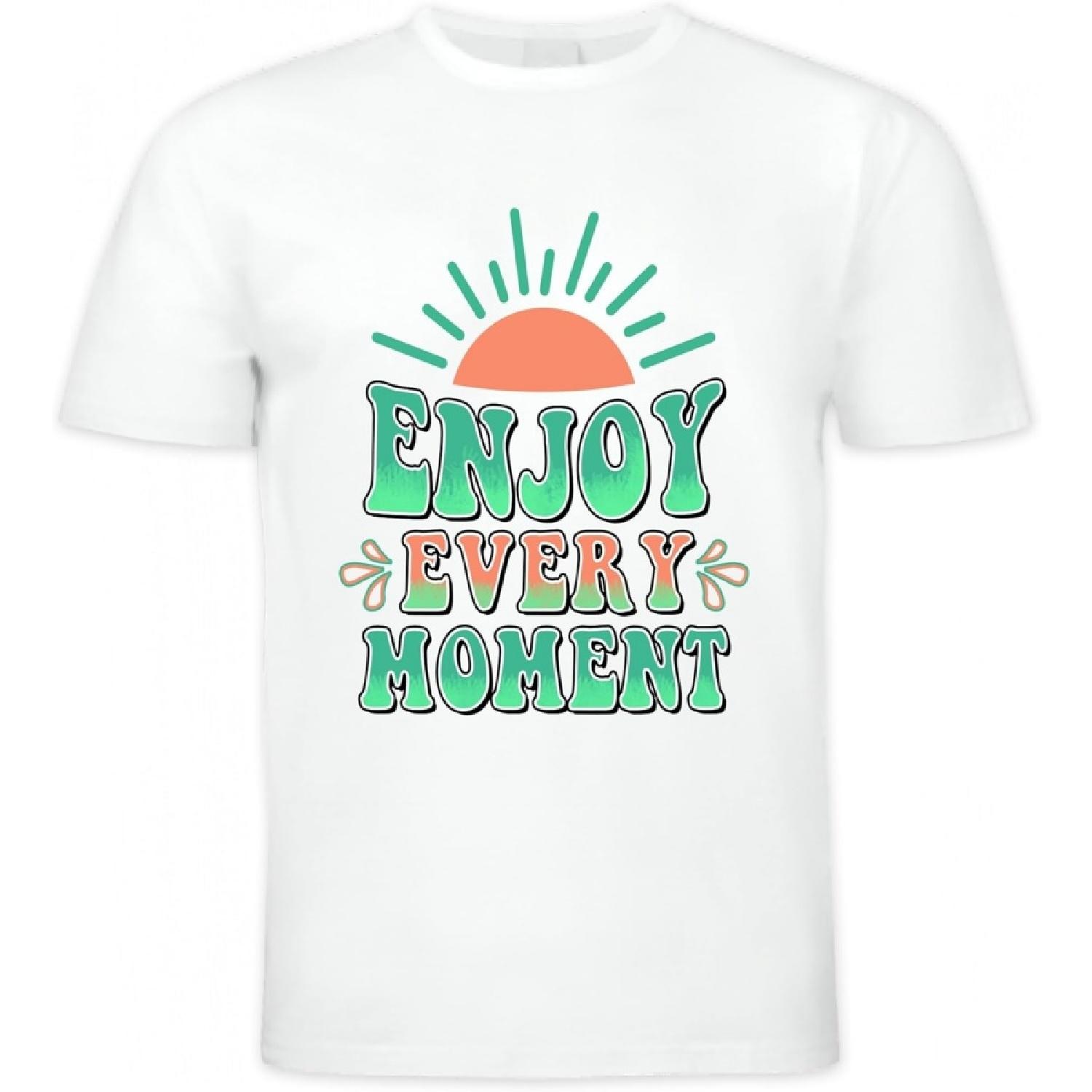 Enjoy Every Moment You Have, Wanderlust Shirt, Travel Lover Tshirt, Globe Trotter Tee XXXXXL белый