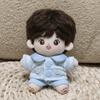 1 set Blue 10cm Cotton Doll Clothes Casual Suit Doll Dress Up Set  Doll Accessories