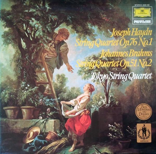 LP Record JOSEPH HAYDN / JOHANNES BRAHMS - TO - String Quartet In G Major, Op. 76 N 2535169 Deutsche Grammo 1976 UK Classical Used