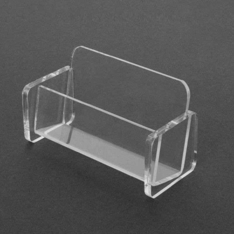 Business Card Holder Clear Acrylics Business Cards Holder Large Capacity Name Card Display Stand Office Desk Organizers