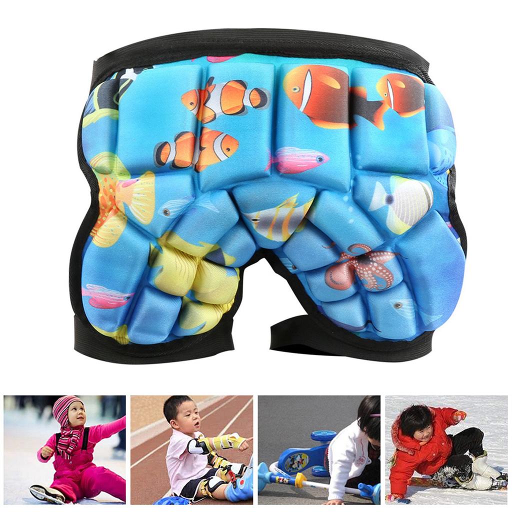Kids Hip    Ive Gear Guard Pad for Skiing Roller Skating Snowboard (blue)