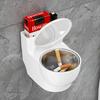 Luxury Wall-Mounted Toilet Ashtray with Lid and Anti-Fly Design for Bathrooms and Living Rooms
