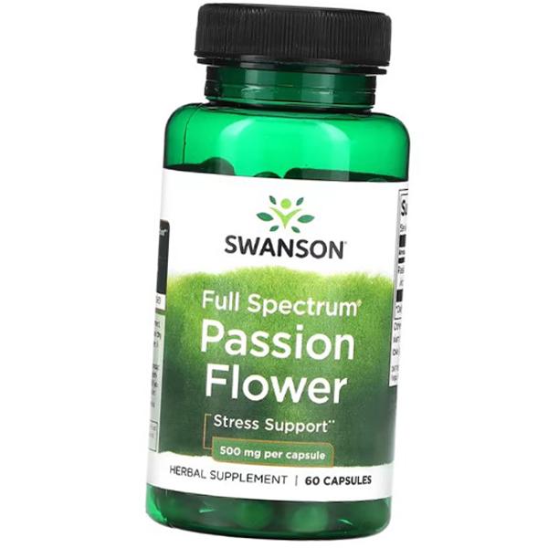 

Passion Flower Extract, Full Spectrum Passion Flower 500, Swanson 60 caps (71280157) 60caps