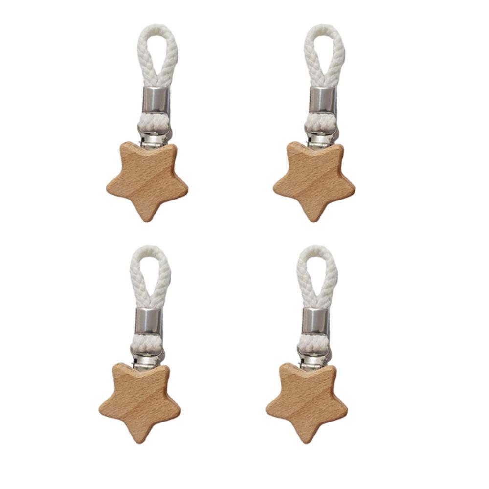 4PCS Metal Clamp Towel Clamp Woven Rope Hand Towel Hook Cotton Loop Bathroom Towel Clip  Kitchen Style A