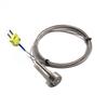 Strong Magnetic Adsorption Thermocouple Temperature Sensor 0-450 Degree  K Type Plug with Stainless Steel Shielded Wire