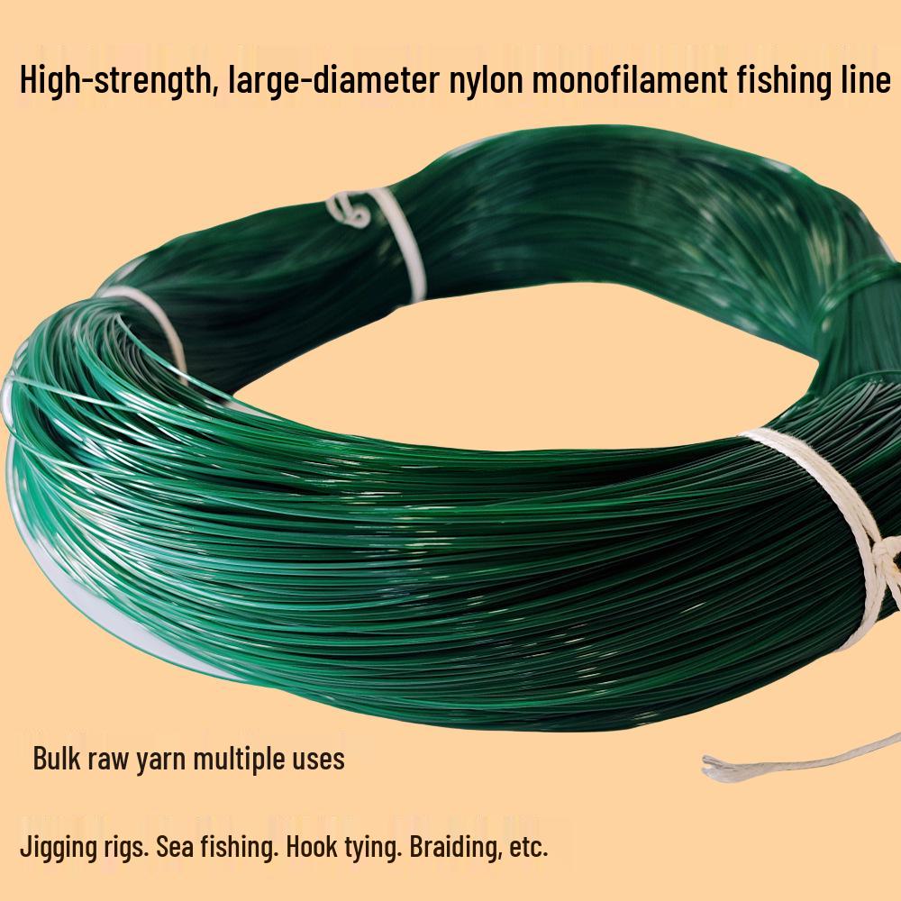 High-Strength African Green Nylon Monofilament Fishing Line and Net Mending Thread