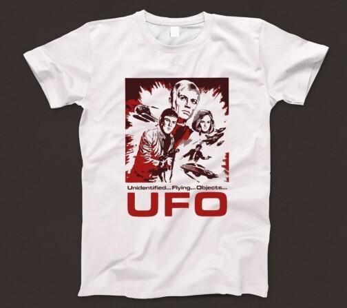 UFO T Shirt 834 1970s TV Show Alien Invasion Space 1999 The Invaders Time Tunnel 3XL
